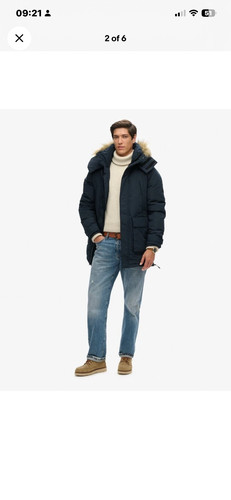 Superdry everest parka faux - everest,