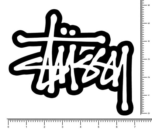 Stussy script font die - stussy,