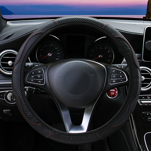 Black leather car - leather,