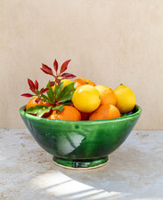 Large Moroccan Ceramic Bowl -