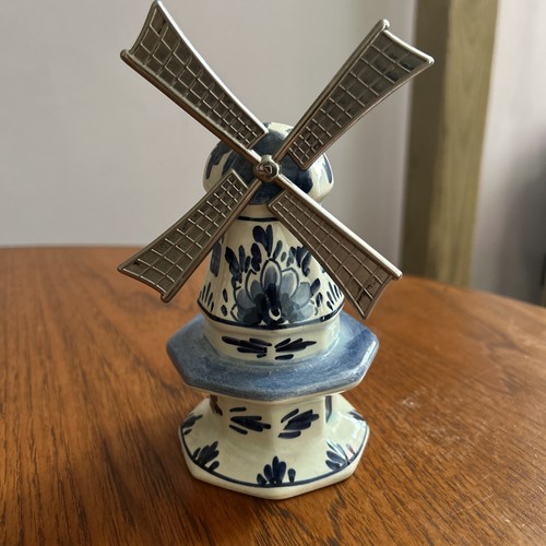 Vintage delft windmill - 5”,