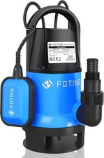FOTING 900W Submersible Water Pump14000 L/H Dirty/Clean Water Drainage Sump Pump