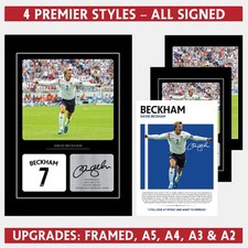 David Beckham Signed Photo