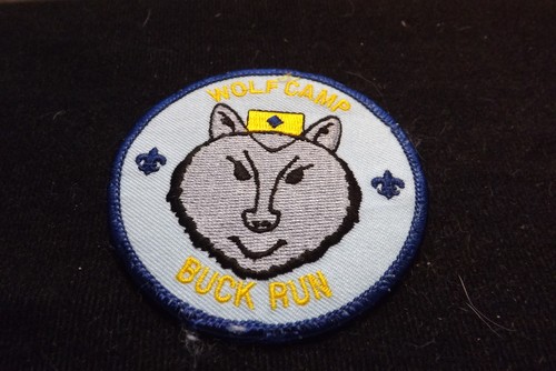 Wolf camp buck - wolf, round