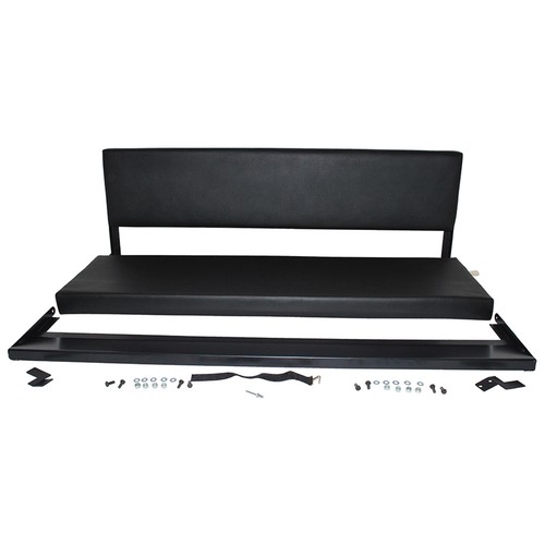 Rear folding bench seat black - bench,