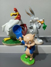 Foghorn Leghorn & Others Warner Brothers Looney Toons PVC Ornament  lot x 3 DeA
