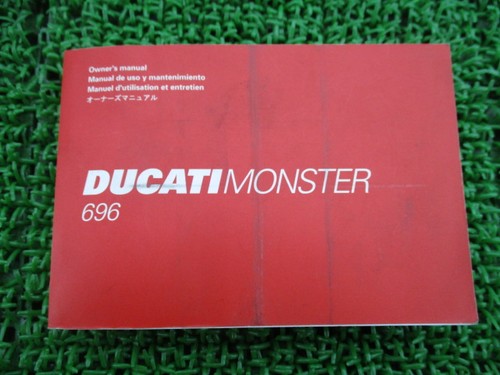 Monster 696 owner manual - monster, owner's