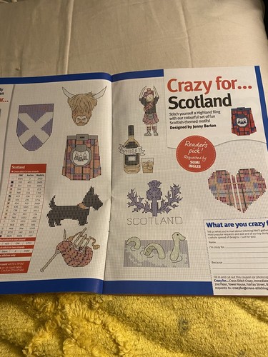 Scotland cross stitch - scotland,