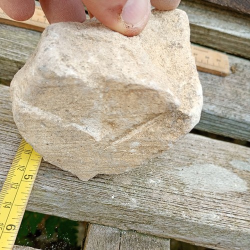 Medieval carved stone fragment - stone,