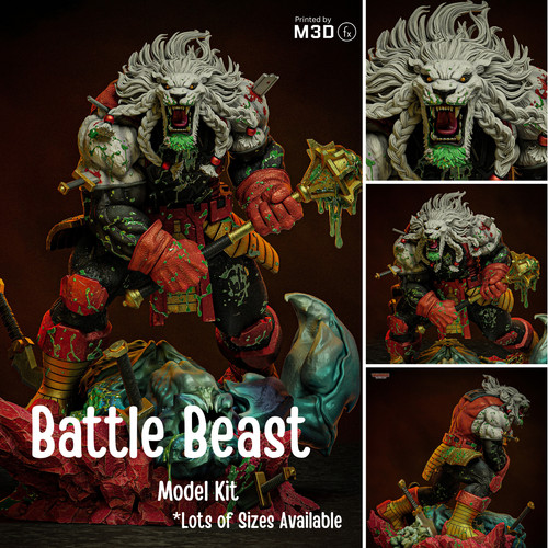 Battle beast resin - beast, figure