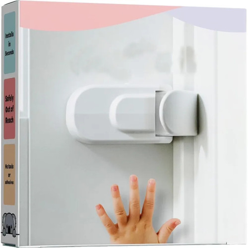 Snap door lock child - on,