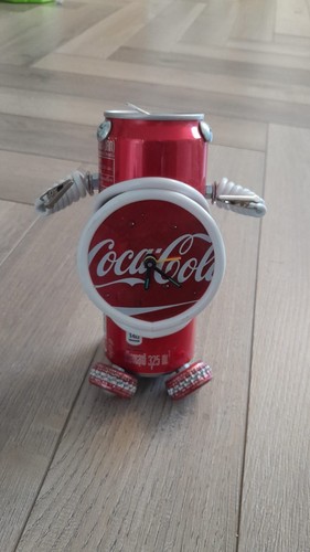 Retro coca cola can - can, clock