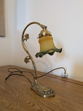Antique Art Nouveau Lamp With