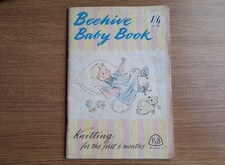 Beehive Baby Book sc28 Knitting For The First 6 Months Patons & Baldwins Pattern