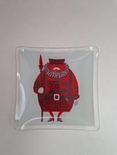 CHANCE GLASS KENNETH TOWNSEND BEEFEATER  tray trinket pin dish c.1970's