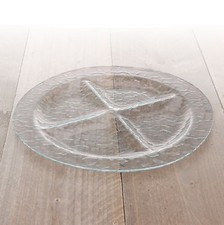 Large Glass Serving Plate Tray