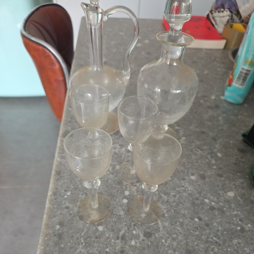 Art deco spirit decanters - art,
