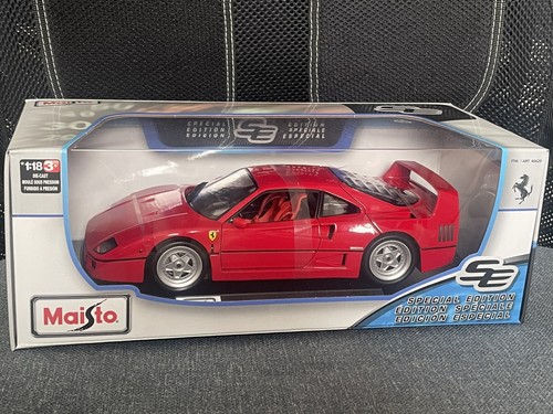Ferrari f40 maisto - ferrari, 1:18