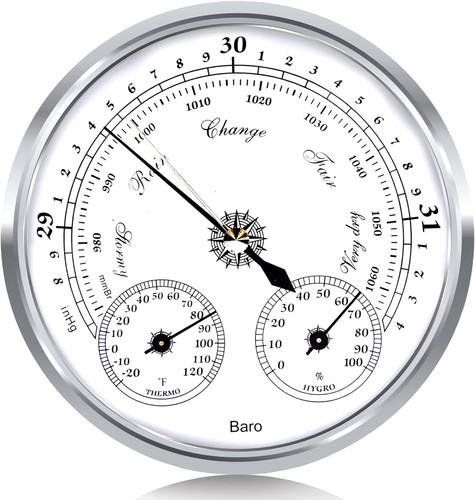 Outdoor barometer thermometer - outdoor,