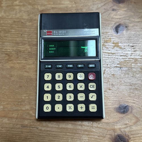 Sharp calculator 8131 - calculator, el-8131