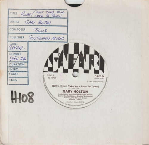 Gary holton ruby - holton, (don't