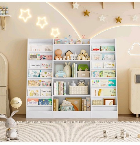 Kids bookshelf with slings - kids, 14