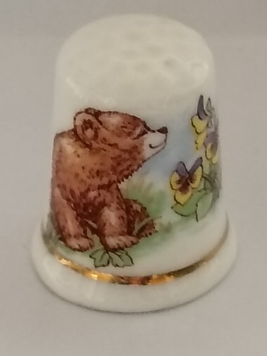 Collectable thimble bear - collectable,
