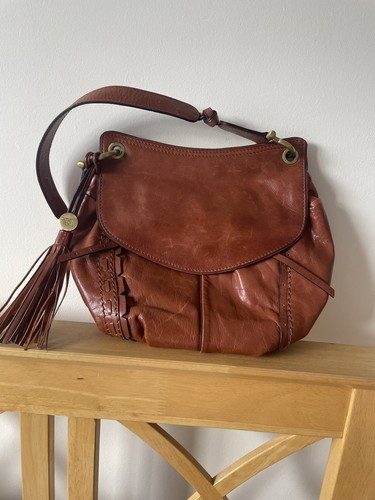 Ochre blue hobo tan leather - tan,