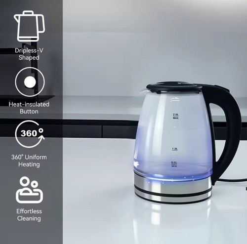 Electric kettle fast glass - electric,