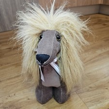 dora designs afghan hound dog Puppy Brown Dachshund FABRIC WEIGHTED DOORSTOP