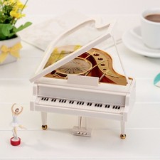 Retro Piano Ballet Dance Girls Music Box Desktop Decoration Ornaments Ballerina