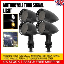 4x Motorcycle LED Bullet Turn