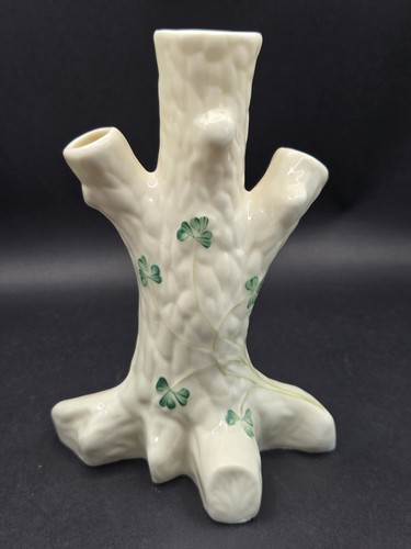 Belleek irish clover vase - irish, in
