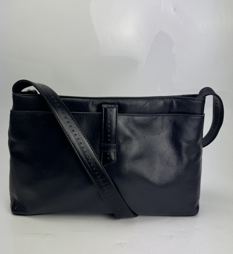 Tula navy blue leather - blue,