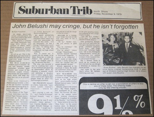 1979 john belushi - 1979, newspaper