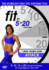 Fit in 5 to 20 Minutes: Legs Bum and Tum Attack DVD (2011) cert E Amazing Value