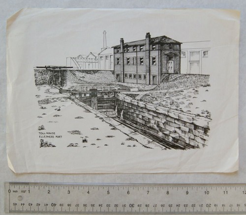 Vintage illustration toll - illustration:,