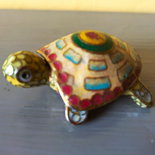 Vintage cloisonné enamel