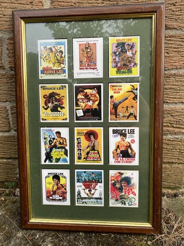 Bruce lee cards - cards, framed