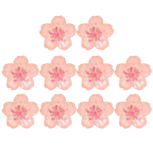 10pcs floral push pins set - ,