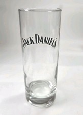 Jack Daniel's Whiskey Tall Long Drink Cocktail Glass Highball Tumbler VGC