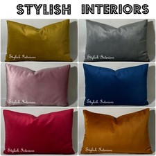 Hi-Quality Handmade Soft Plush Velvet Rectangle Cushion Covers Sofa PillowCase