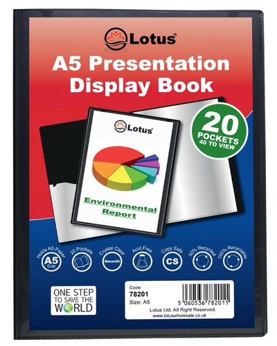 Black display book - 10, 40