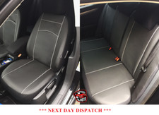Black Eco-Leather Tailored