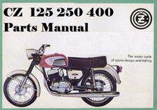 CZ MOTORCYCLE Parts MANUAL for