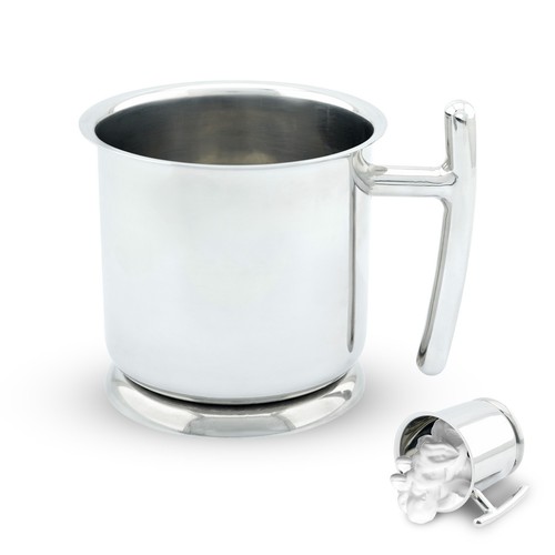 Stainless steel shaving - steel, mug