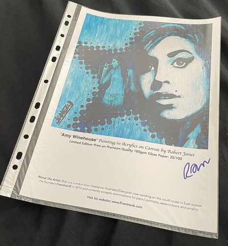 Amy winehouse ltd edition art - winehouse,