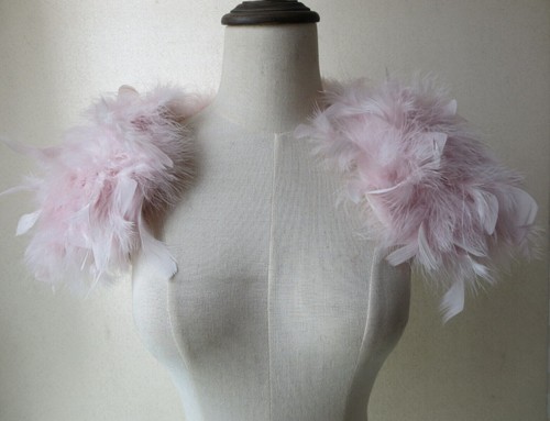 Real ostrich feather fur - feather,