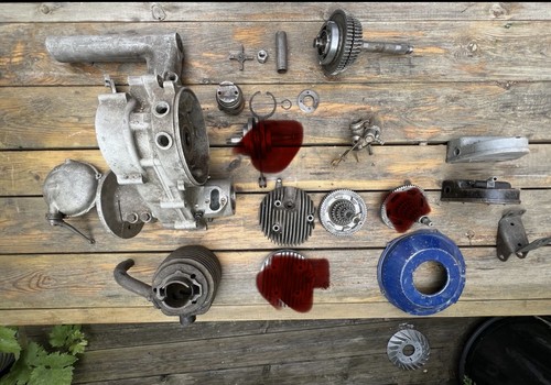 Vespa wideframe engine 1954 - wideframe,