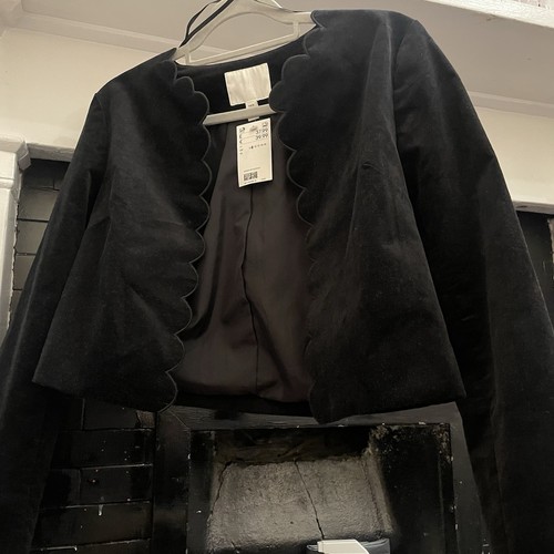 Black velvet jacket size 8 - size,